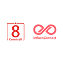 InfluenConnect x Comms8 logo