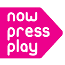 now>press>play logo